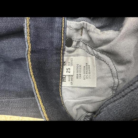 Hudson 'Krista' Super Skinny Crop jeans Size 25 - Picture 6 of 9